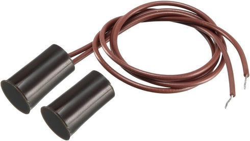 uxcell N.C. Recessed Wired Security Window Door Contact Sensor Alarm Magnetic Reed Switch Brown RC-33 2pcs...