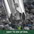 Bulb Planter Garden Tool with 4" Depth Measurment - Ideal for Planting Bulbs Tulips, Daffodils, Dahlias, Garlics - Perfect for Digging Holes, Soil...
