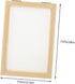 CORHAD Classic Wooden Frame Paper Making Kit - 2pcs DIY Craft Screen Printing Frame - Wooden Paper Making Mould and Deckle - Ideal for Handmade Pa...