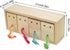 Bird Foraging Feeder Toy Training Intelligence Box Wooden for Parrot Budgie Parakeet Cockatiel Conure African Grey Cockatoo Amazon Finch Canary...