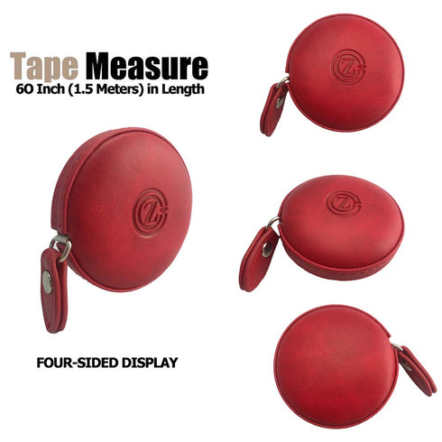 Sewing Tape Measure, Medical Body Cloth Tailor Craft Dieting Measuring Tape, 79 Inch/2 M Dual Sided Retractable Ruler with Push Button Round(1 Pac...