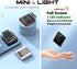 Portable Charger 10000 mAh Power Bank Mini with wireless charging LED Mirror Display Screen Excellent Touch Slim Portable Phone Charger for iPhone...