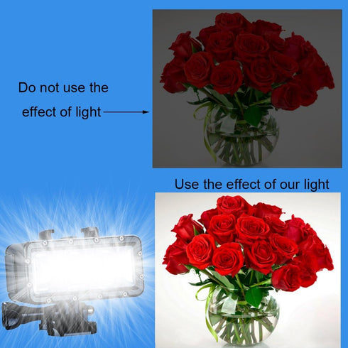 Suptig Diving Light High Power Dimmable Waterproof LED Video Light Fill Night Light Diving Underwater Light Waterproof 147ft for Gopro Hero 13/Her...