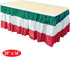 Beistle Red, White & Green Table Skirting...