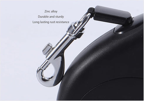10/16Ft Retractable Dog Leash,Light Weight Leash for Small to Medium Dogs/Cats Up to 33/44lbs,Tangle Free, One-Handed Brake,Simple and Comfortable...