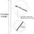 Beading Needles Size 11 Extra Short (25pcs) with Needle Storage Tube...