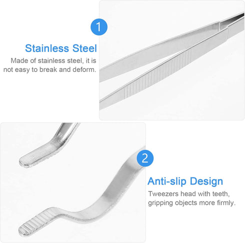 Test Tube Clamp, Stainless Steel Test Tube Holders Clip, Laboratory Ring Test Tube Clip, 7.86X0.98X0.47inch...