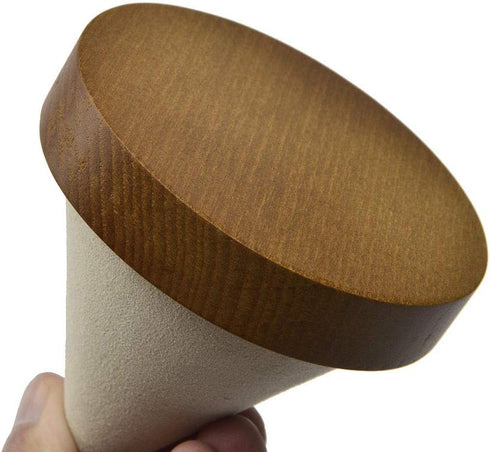 Oirlv Solid Wood Bangle Bracelet Watch Holder Exhibit/Trade shows/Retail stores Jewelry Display Stand (Creamy-white)...
