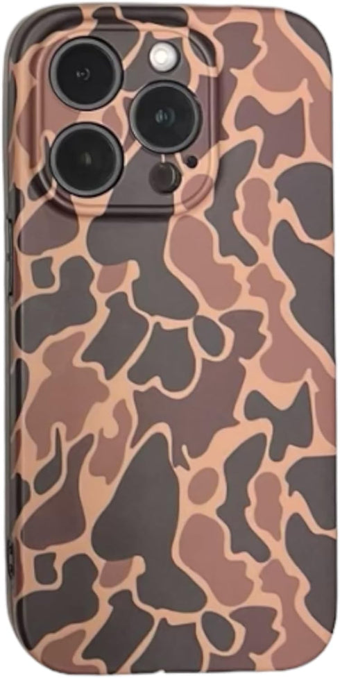 Camo Phone Case Compatible with iPhone 15 Pro Max, Duck Camo, Camouflage, Rugged, Outdoors, Gentleman, Classic, Vintage......