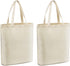 Veyist 2 Pcs Reusable Large Canvas Tote Bags, Blank Multi-purpose Canvas Bags, Suitable for DIY Project, Grocery, Shopping....