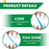 2280Pcs Double Head Plastic Toothpick Dental Floss Interdenta Brush Teeth Stick Oral Care Tooth Picks for Teeth Cleaning...
