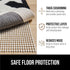 GORILLA GRIP Strong Rug Pad Gripper, 2x6 FT, US Designed, Grips Keep Area Rugs Safe and in Place, Thick, Slip and Skid Resistant Pads for Hard Flo...