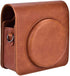 Camera Bag, PU Leather Protective Case Bag with Shoulder Strap for Fujifilm Instax SQ6 Camera(Brown)...