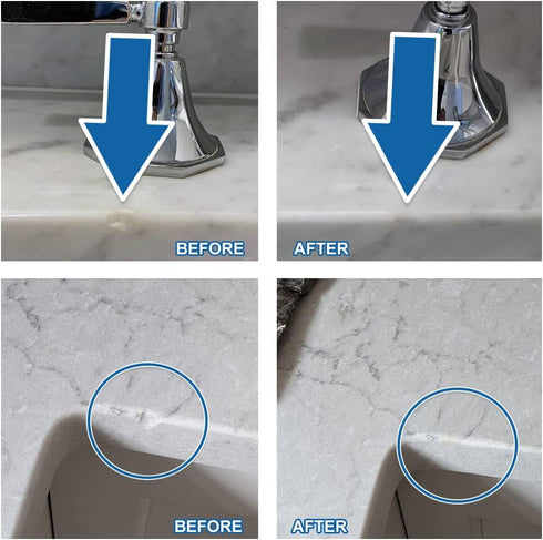 Quartz Countertop Chip Repair Kit. Marble and Granite Repair Kit.(Transparent) - Quickly Repair Countertop Chips and Cracks & Scratches. for Quart...
