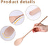 HANSGO 3PCS Long Handle Wooden Cooking Spoons, 10 Inch Long Wooden Spoons Wooden Tasting Spoons Large Cooking Spoons...