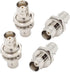 BNC Female to Female Adapter Bulkhead Connector Coax Extension BNC Coupler for CCTV Security Camera System … (4-Pack)...