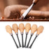 Hand Carving Tool Set, Gouges and Woodworking Chisel Set Wood Carving Chisel Set Kit Sculpture Hand Tools Hemispherical Handle DIY Art Craft Acces...