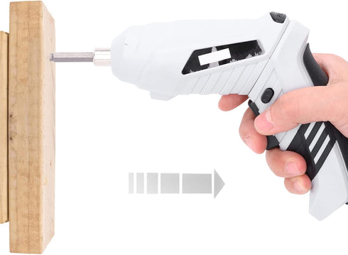 Electric Screwdriver, Cordless Screwdriver Set with 2Pcs Bits, Handheld Power Screwdriver for Drilling Repair, USB Rechargeable Drill Kit, Magneti...