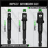 SWANLAKE 7PCS Impact Power Drill Socket-Adapter Set, Hex-Shank Socket to Drill 1/4" 3/8" 1/2" Impact Driver Adapter...