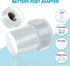Car Battery Post Adapter: 4Pcs Side Post to Top Post Battery Adapter with 3/8" Female Thread...