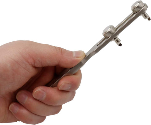 LYECUN Watch Back Remover Tool, Adjustable Watch Wrench for Threaded Back Covers...
