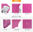 1Pack,4FT Fuchsia Spandex Table Cover Fitted Rectangular Tablecloth Stretchable Tablecloth 6 ft Wrinkle-Free for Party Tradeshows Banquet Weddings...