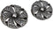 COTOWIN Pack of 10pcs Round Hollowed Out Metal Sewing Buttons, (Antique Silver, 1" / 25mm)...
