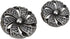 COTOWIN Pack of 10pcs Round Hollowed Out Metal Sewing Buttons, (Antique Silver, 1" / 25mm)...