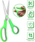 Scissors Set of 3-Pack, 8" Scissors All Purpose Comfort-Grip Handles Sharp Scissors for Office Home School Craft Sewing Fabric Supplies, High/Midd...