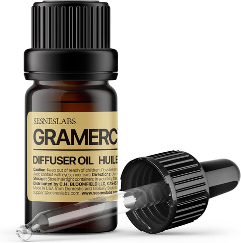 Gramercy Diffuser Oil, Boutique Hotel Collection, Goji, Tobacco, Amber, Cocoa, Vanilla, Guaiac Wood, Spices, Musk, Sandalwood Essential Oils Blend...