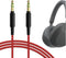 Geekria Audio Cable Compatible with Sony ULT WEAR, WH-1000XM6/ 1000XM5/ 1000XM4, WH-XB920N INZONE H5 Headphones, 3.5mm Replacement Stereo Cord (4 ...