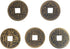ZeeStar Bless 5Pcs Chinese Feng Shui I Ching Divination Coins Fortune Coins Good Luck Coins +Gift Bag(wudiqian)...