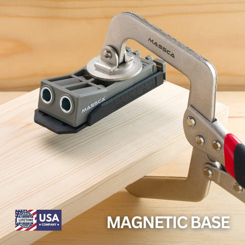 Massca Pocket Hole Jig - Perfect for Joinery Woodworking DIY Carpentry Projects (Jig only)...