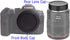 Camera Body Cap & Lens Rear Cap Cover for Canon EOS R50 R100 R10 R8 R7 R6 R5 R5C R3 R RP More Canon RF Mount and Lens Accessories,HUIPUXIANG [2 Se...