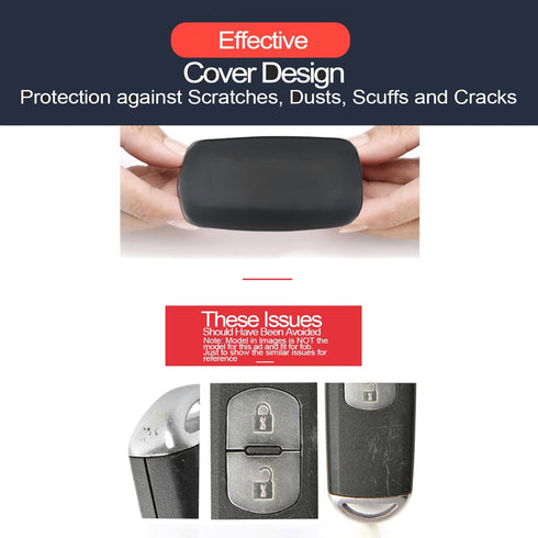 2pcs Compatible with Hyundai Palisade Tucson Santa Cruz Santa Fe Sonata Ioniq Key Fob Cover Case Key Chain Protector Keyless Entry Remote Smart 5 ...