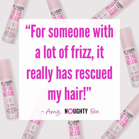 Noughty 97% Natural To The Rescue Anti-Frizz Serum, Smoothing Hydrating Formula with Heat Protection for Dry, Frizzy and Damaged Hair, Sulphate Fr...