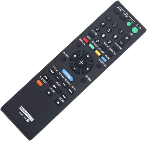 RMT-D301 Replace Remote Control - WINFLIKE RMTD301 Remote Control Replacement fit for Sony Network Media Player RMT-D301 RMT D301 RMTD301 SMP-N100...