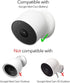 Wasserstein Weatherproof Gutter Mount Compatible with Google Nest Cam (Battery) (White) - Flexible Mounting for Nest Cam...