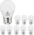 hansang A15 LED E26 Small Light Bulb, Daylight 5000K, 60Watt Equivalent Ceiling Fan Light Bulbs, E26 Standard Base Appliance Light Bulb, 600 Lumen...