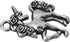 50pcs Antique Silver Plated Horse Charms Pendants for DIY Bracelets Necklace, Jewelry Findings Making Accessaries(Z77)...