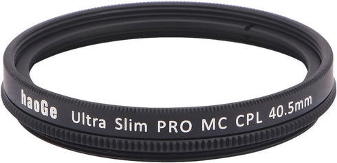 Haoge 40.5mm MC CPL Multicoated Circular Polarizer Polarizing Lens Filter for Sony Alpha a6500 a6300 a6000 a5000 a5100 NEX 5 6 Mirrorless Camera S...