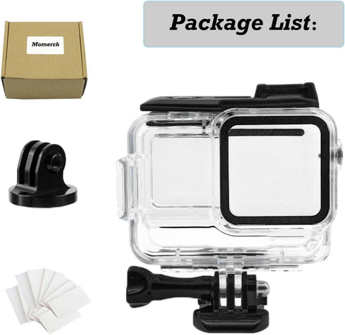 Waterproof Housing Dive Case Compatible for Insta 360 Ace Pro, 60M/196FT Underwater Protective Shell Case Housing with Anti-Fog Pads and Adpter Mo...