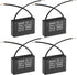 uxcell Ceiling Fan Capacitor CBB61 1.2uF 450V AC 2 Wires Metalized Polypropylene Film Capacitors 36.5x11x24.5mm for Water Pump Motor Generator, Pa...