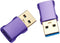 USB C to USB Adapter 2 Pack,Type C Female to USB A Male Converter Block,for Apple Watch iPhone 15 Pro Max Charger Adapter,3.0 Supports Fast Chargi...