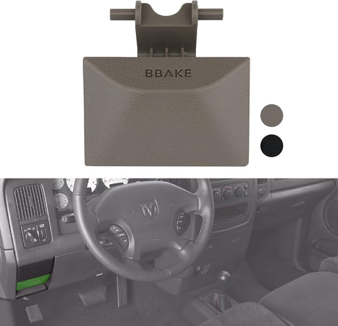 Parking Brake Release Handle (Taupe) Compatible with 2002-2005 Dodge Ram 1500 2500 3500 Replaces WL85WL5AB...