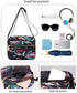 Collsants Small Nylon Purse Mini Crossbody Bag Travel Shoulder Bag Multi Zipper Pockets...