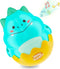 iPlay, iLearn Baby Dinosaur Wobble Toys, Infant Dino Roly-Poly 3-6-12 Month, Babies Tummy Fun Time Sensory Development, Newborn Gift First Birthda...