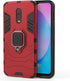 Compatible with OnePlus 7, OnePlus 6T Case, Metal Ring Grip Kickstand Shockproof Hard Bumper (Works with Magnetic Car Mount) Dual Layer Rugged Cov...