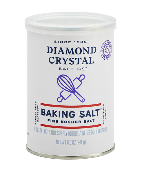 Diamond Crystal Baking Salt, Fine Kosher Salt 8.5oz...