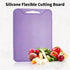 Food Grade Silicone Flexible Cutting Board Chopping Board 100% Non Slip Cutting Board for Meat and Vegetables for Home Kitchen Use...